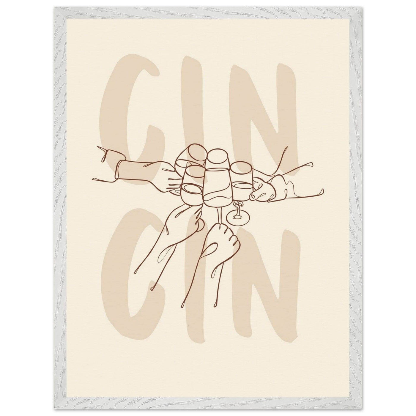 Framed Gin Quote Artwork for Gin Lovers - Perfect Decor for Home or Bar - Vibrantwalls