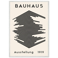 Bauhaus Black White Geometric Wall Art - Vibrantwalls