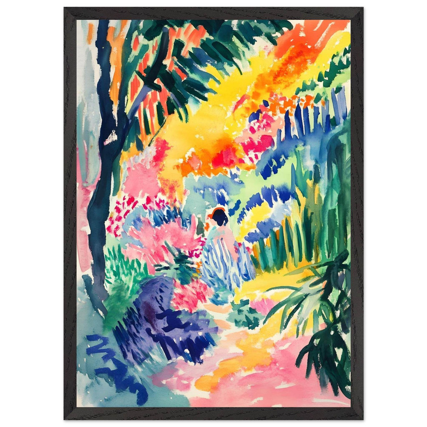 Vibrant Abstract Garden Henri Matisse - Vibrantwalls