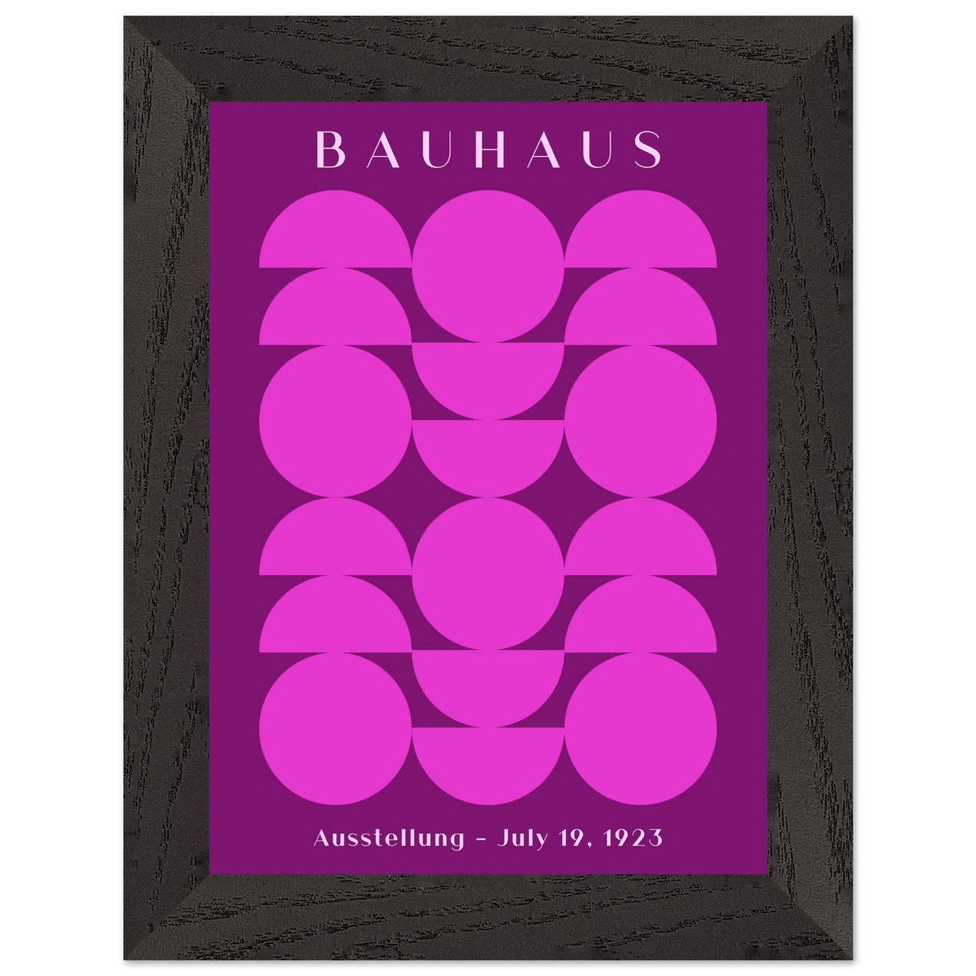 Bauhaus Pink & Purple Abstract - Vibrantwalls