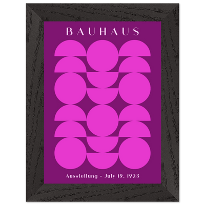 Bauhaus Pink & Purple Abstract - Vibrantwalls