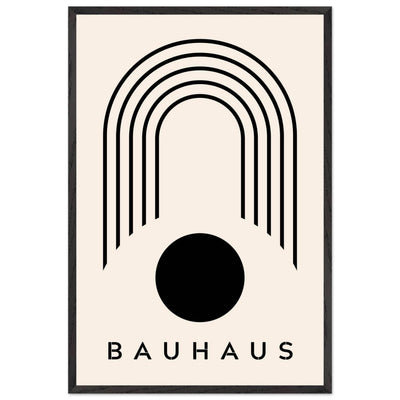 Bauhaus Black & Beige - Vibrantwalls