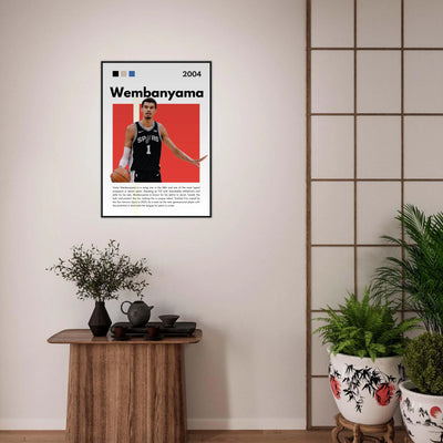 Victor Wembanyama Wemby Spurs Modern Art Print Vibrantwalls