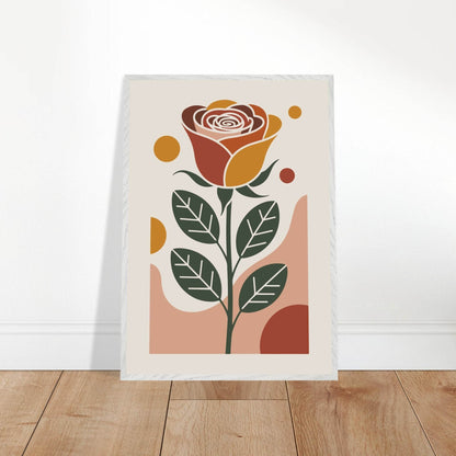 Boho Rose Art - Vibrantwalls
