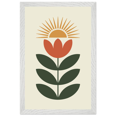 Abstract Floral Sun - Vibrantwalls