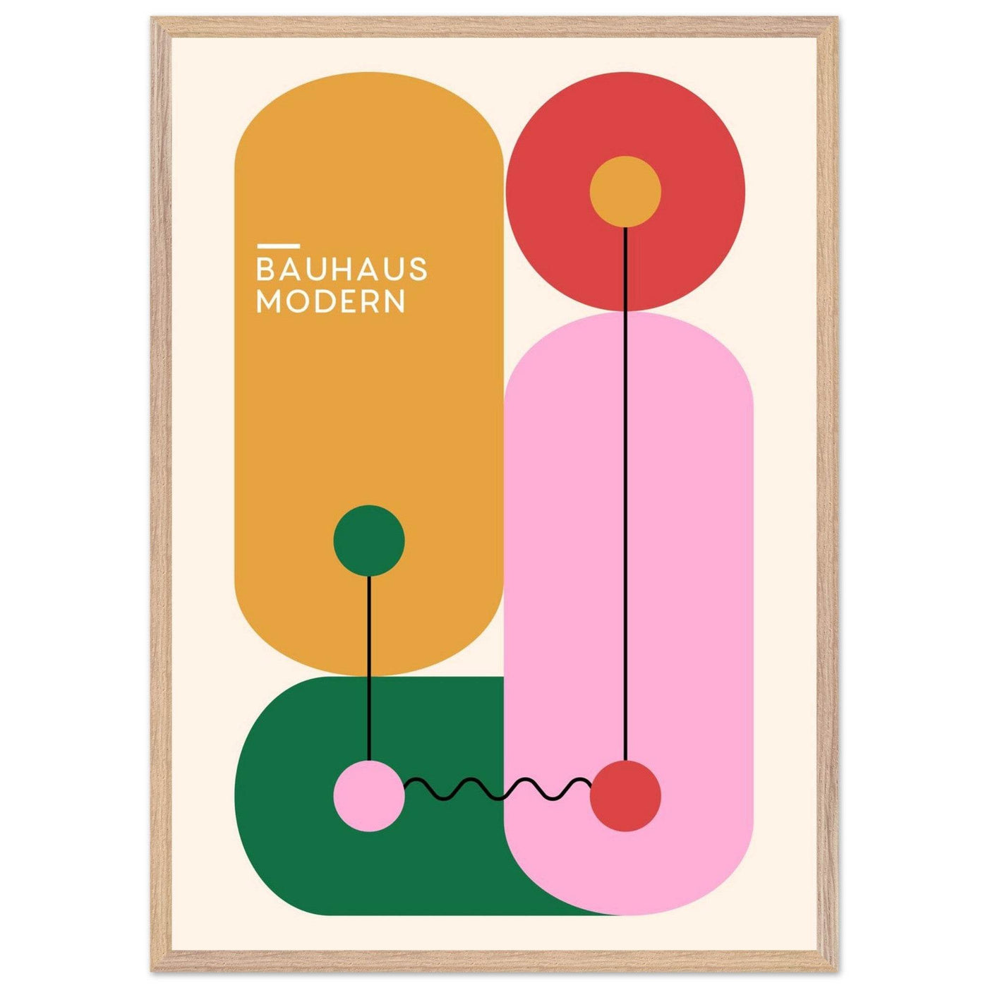 Bauhaus Colorful Geometric Art for Modern Home Decor - Vibrantwalls