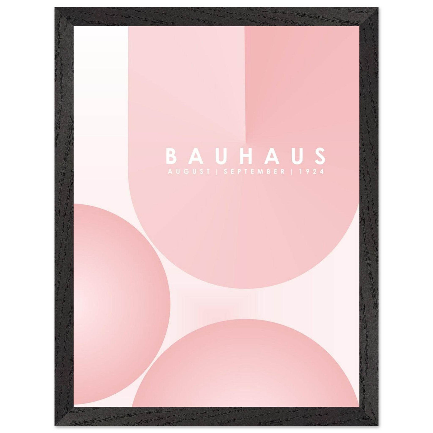 Bauhaus Soft Pink Geometric Design for Contemporary Spaces - Vibrantwalls