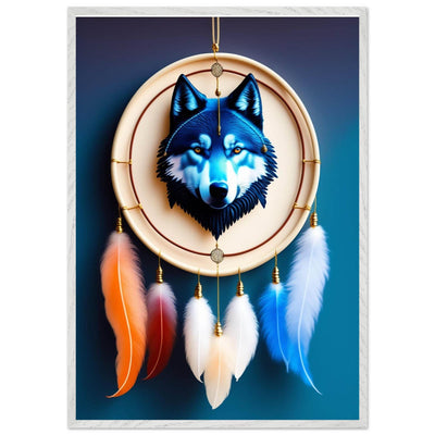 Mystic Wolf Dreamcatcher - Vibrantwalls