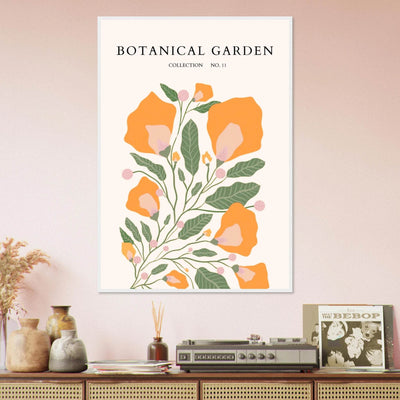 Botanical Garden Collection Framed Poster – Warm Floral Art Print | Ready-to-Hang in Various Sizes & Frame Styles - Vibrantwalls