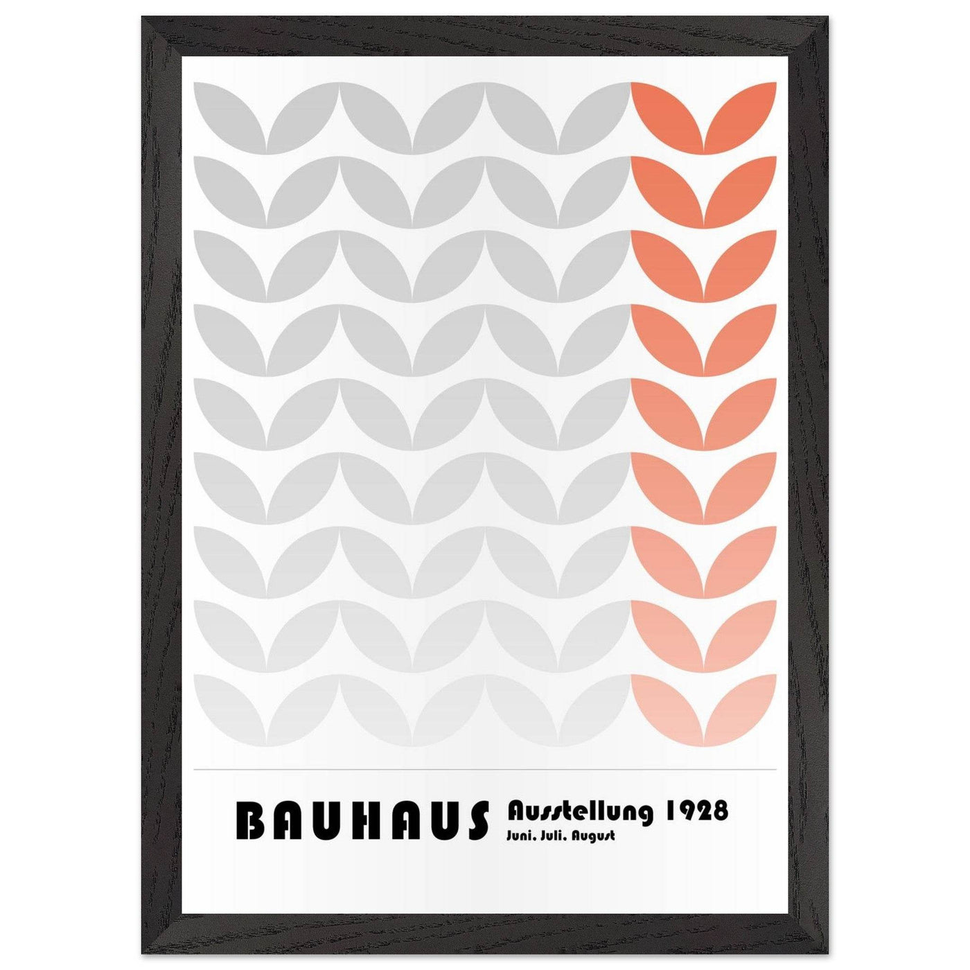 Bauhaus-Style Organic Leaves - Vibrantwalls