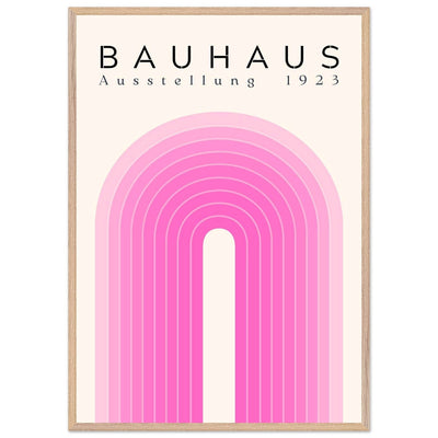 Bauhaus Pink Gradient Arch - Vibrantwalls