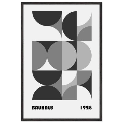 Bauhaus 1928 - Geometric Monochrome - Vibrantwalls