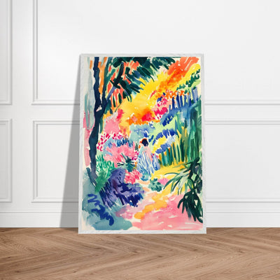 Vibrant Abstract Garden Henri Matisse - Vibrantwalls