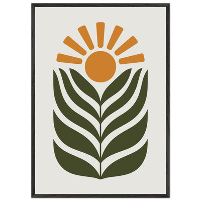 Desert Sun & Plant - Vibrantwalls
