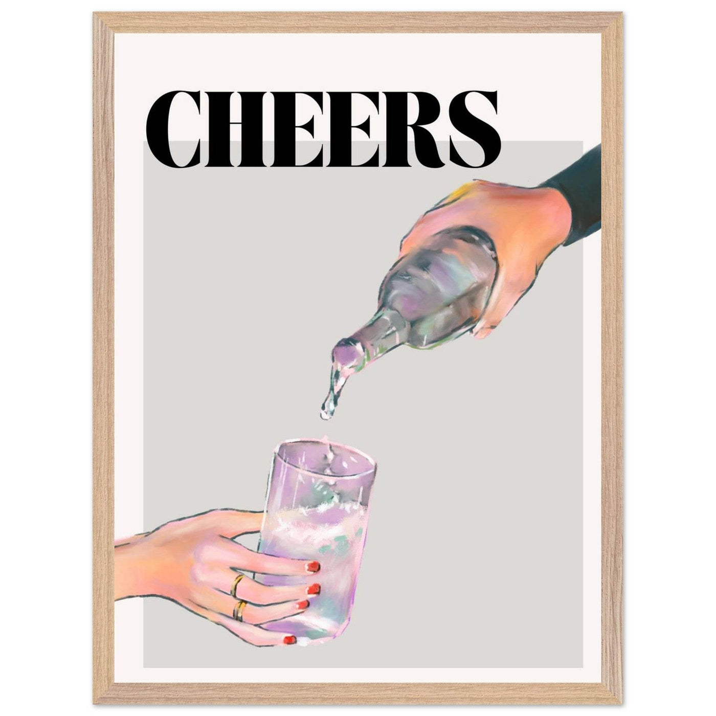 Cheers Cocktail - Vibrantwalls