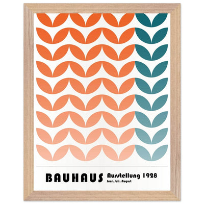 Bauhaus-Style The Blue Waves - Vibrantwalls