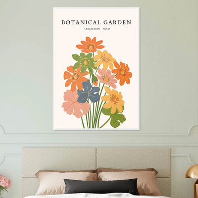 Botanical Garden Collection No. 21 Framed Poster – Vibrant Floral Art Print | Ready-to-Hang in Your Choice of Frame - Vibrantwalls