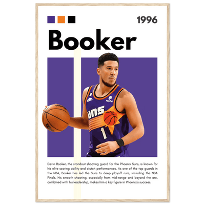 Devin Booker Phoenix Suns Modern Art Print - Vibrantwalls