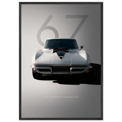 1967 Corvette Stingray 427 Framed Poster | Iconic Automotive Art, Ready-to-Hang - Vibrantwalls