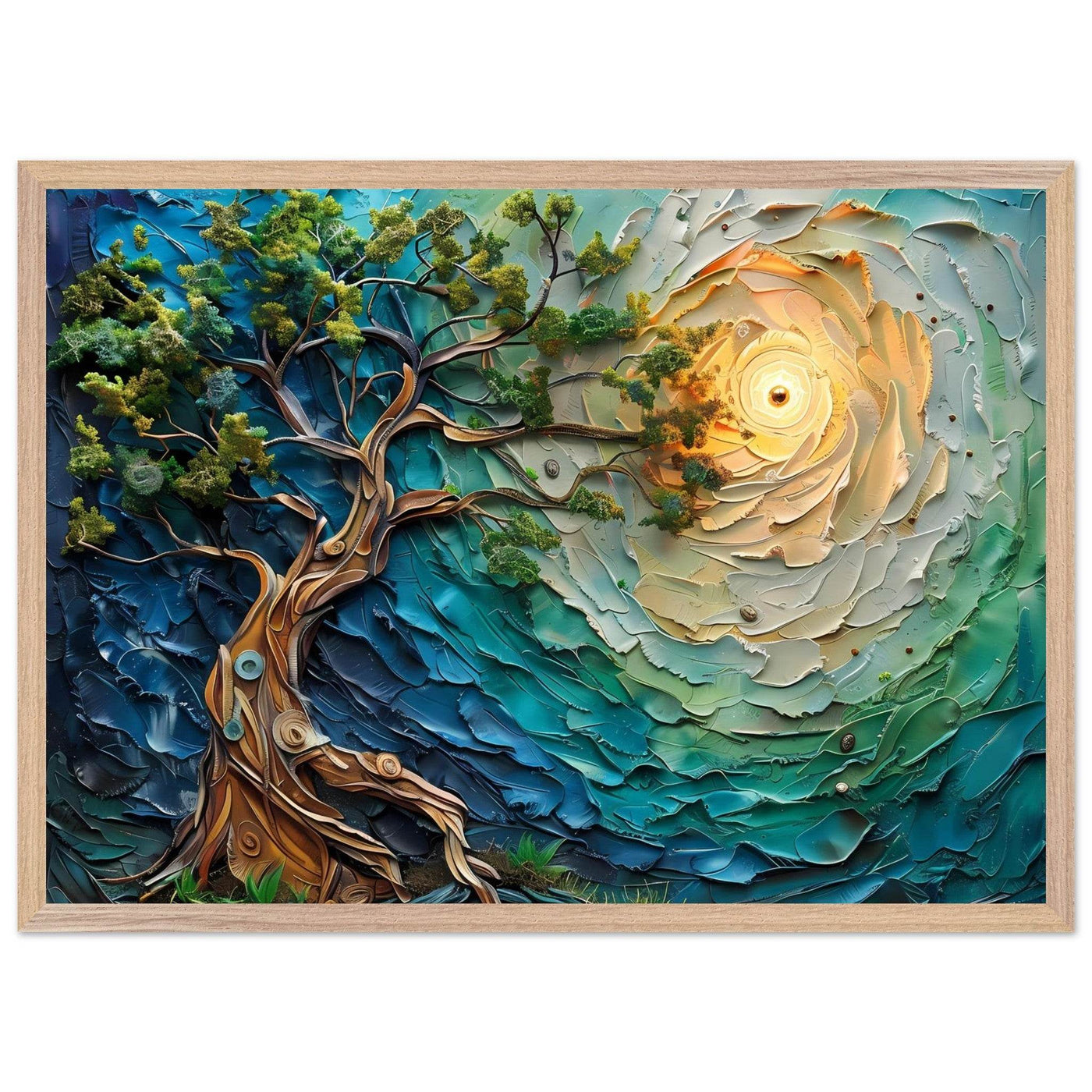 Textured Tree of Life - Vibrantwalls