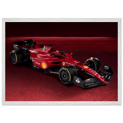 Ferrari Formula 1 Poster – High-Quality Mounted Framed Print - Vibrantwalls