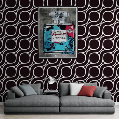 Chanel No. 5 'Romance' Pop Art Print - Iconic Fragrance Art in Your Choice of Frame & Size - Vibrantwalls