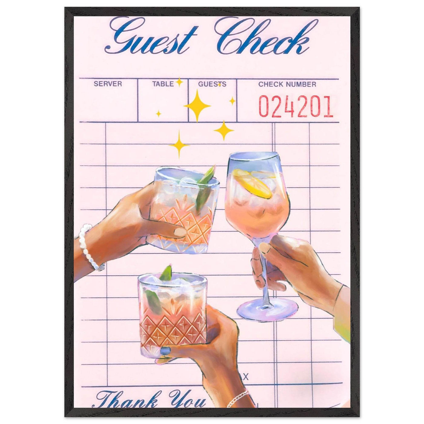 Retro Cocktail Recipe - Vibrantwalls