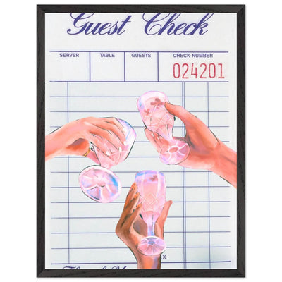 Retro Aesthetic Guest Check - Vibrantwalls