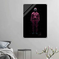 Squid Game Movie Poster - Vivid Scribble Wall Art Print for Modern Decor in 18 Sizes - Vibrantwalls