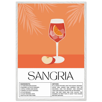 Sangria Cocktail Recipe - Vibrantwalls