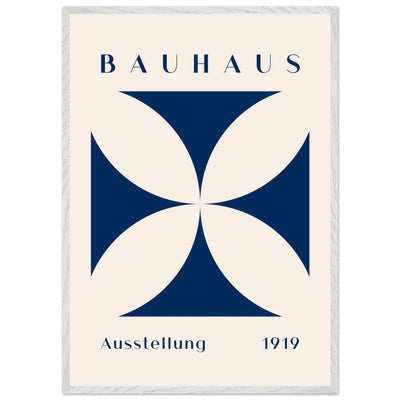 Bauhaus Exhibition 1919 - Navy Cream - Vibrantwalls