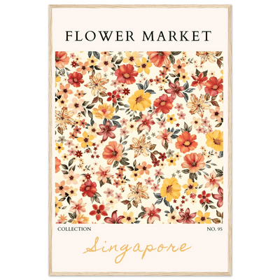 Flower Market Collection Framed Posters – Vibrant Floral Art Prints | Ready-to-Hang in Your Choice of Frame - Vibrantwalls