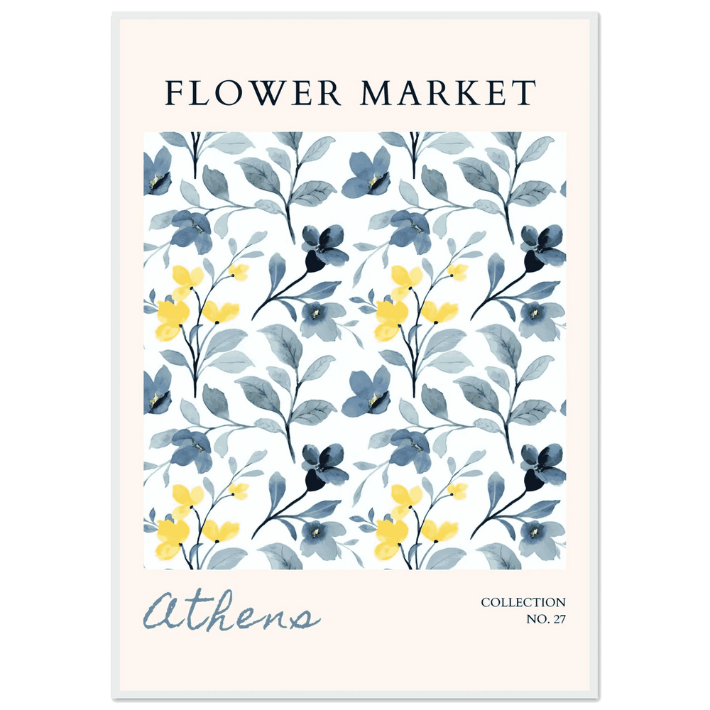 Athens Flower Market Wall Art - Vibrantwalls