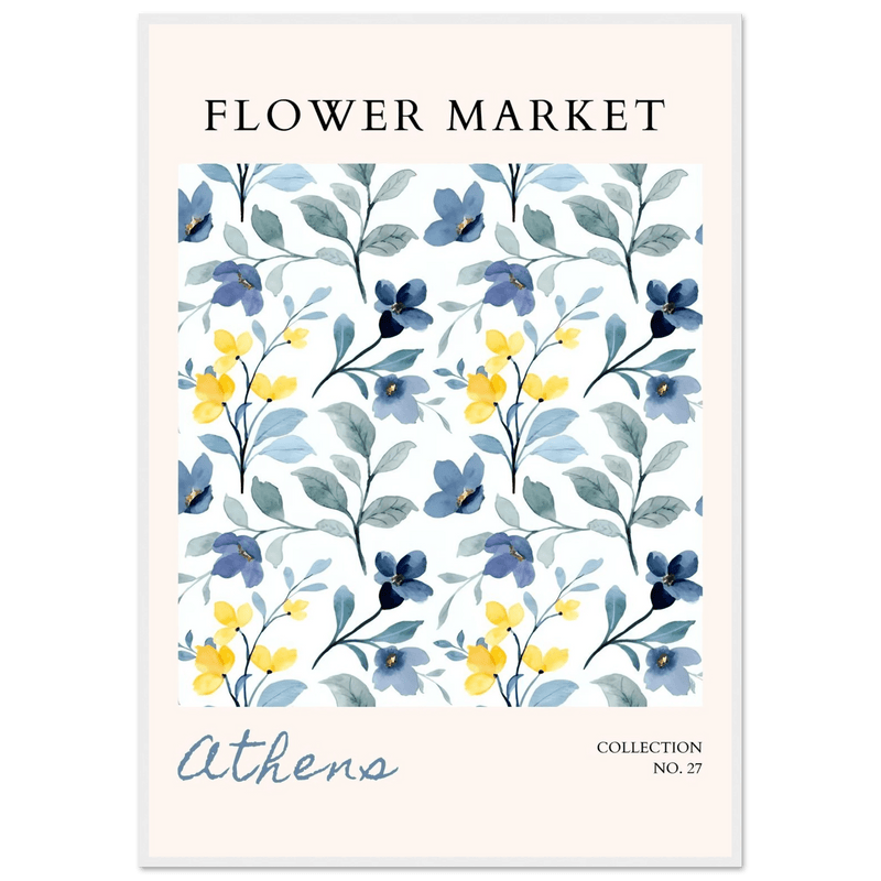 Athens Flower Market Wall Art - Vibrantwalls