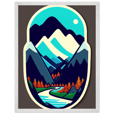 Minimalist Mountain Landscape - Vibrantwalls