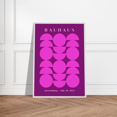 Bauhaus Pink & Purple Abstract - Vibrantwalls