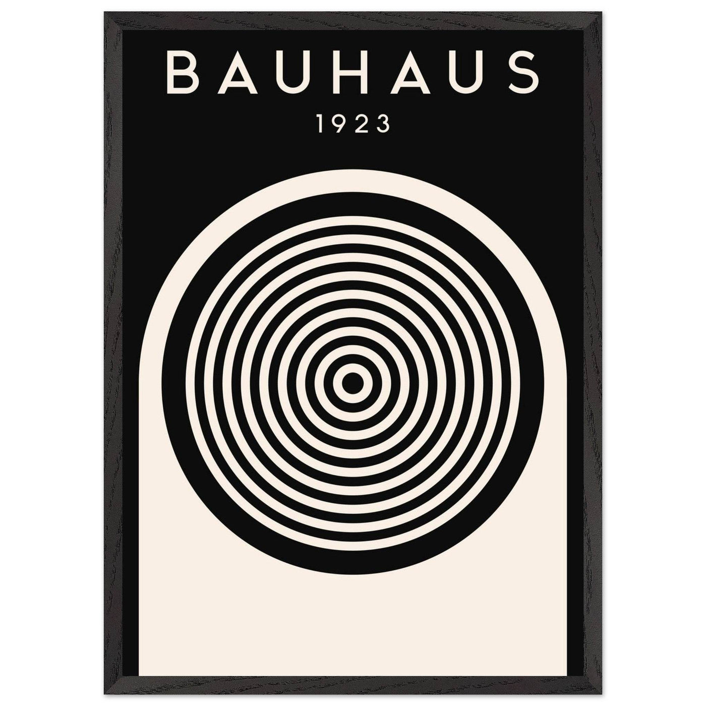 Bauhaus Black & Cream - Vibrantwalls