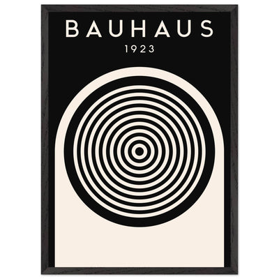 Bauhaus Black & Cream - Vibrantwalls