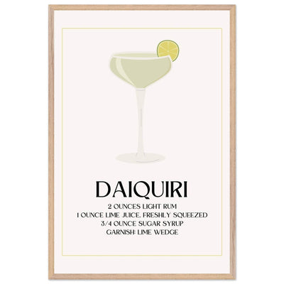 Classic Daiquiri Cocktail Recipe - Vibrantwalls