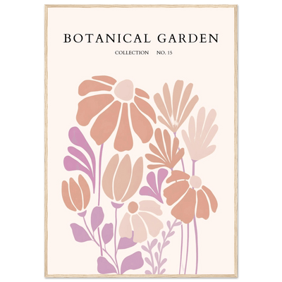 Botanical Garden Collection Framed Posters – Soft Floral Abstract Art Prints | Ready-to-Hang - Vibrantwalls
