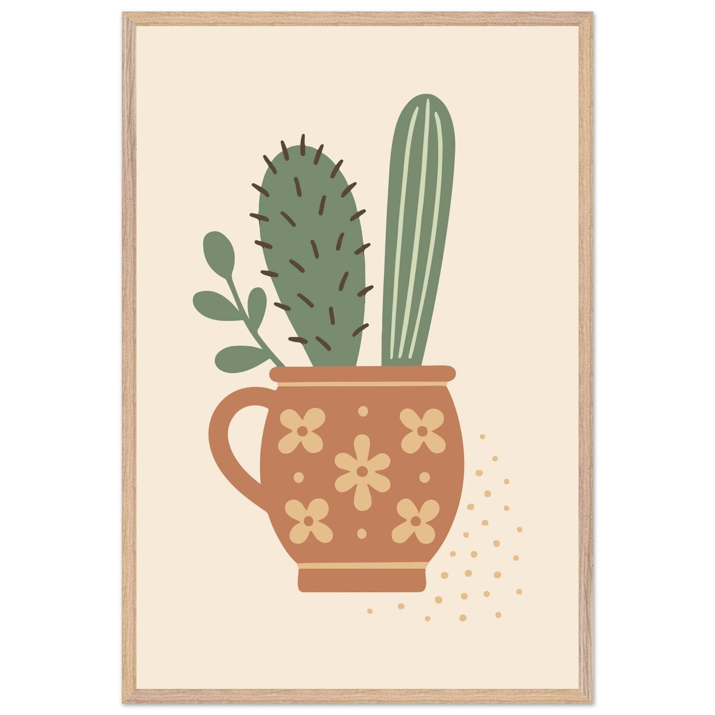 Cactus Bouquet - Vibrantwalls