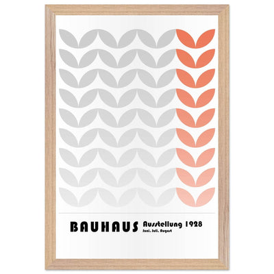 Bauhaus-Style Organic Leaves - Vibrantwalls