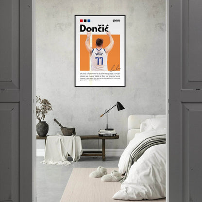 Luka Dončić El Matador Mavericks Framed Poster Vibrantwalls