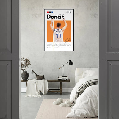 Luka Dončić El Matador Mavericks Framed Poster Vibrantwalls