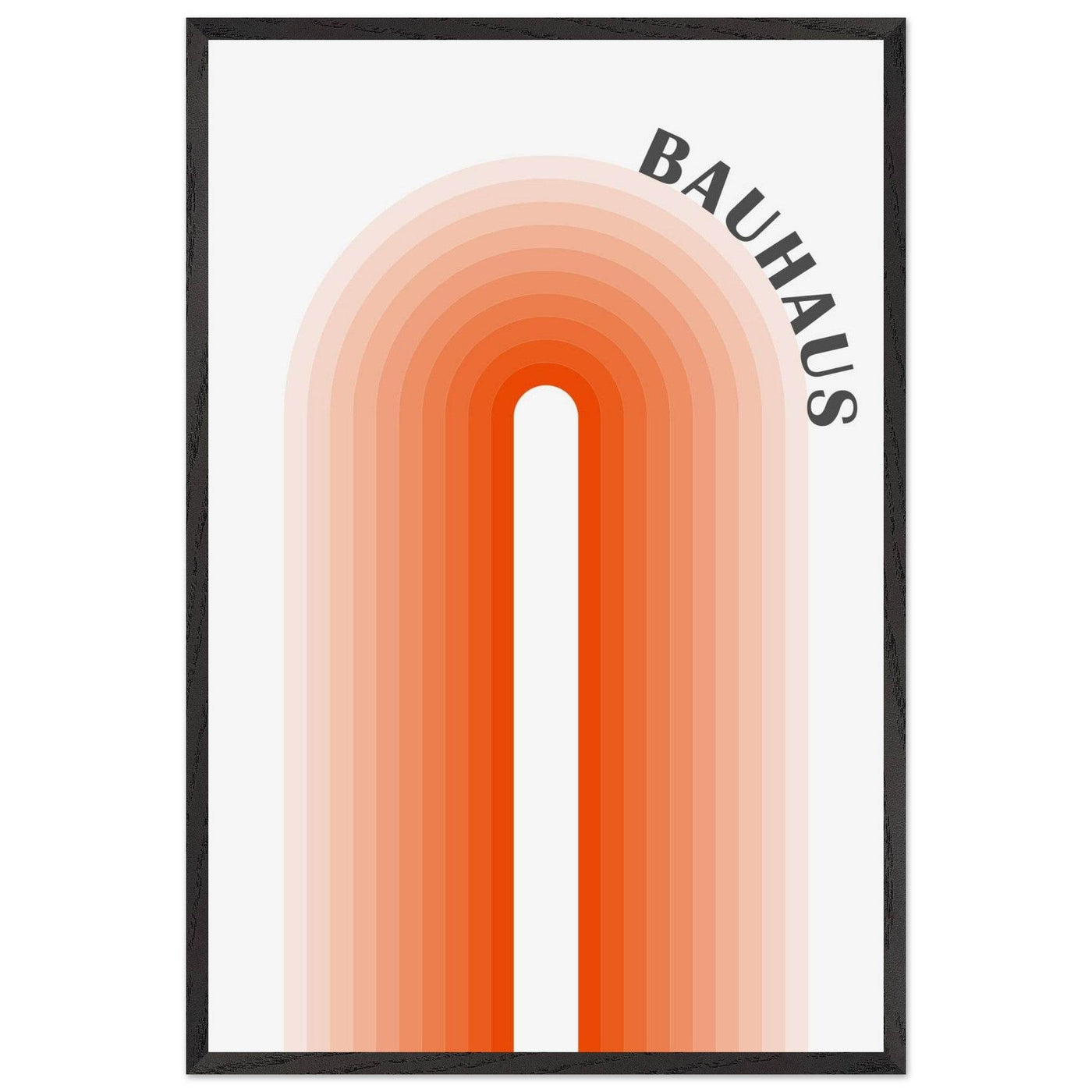Bauhaus-Style Gradient Arch - Vibrantwalls