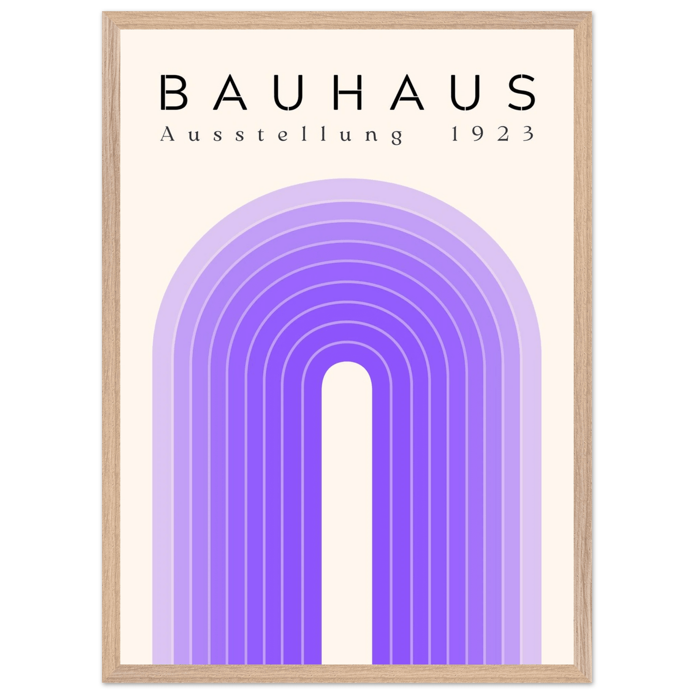 Bauhaus Ausstellung 1923 Violet - Vibrantwalls