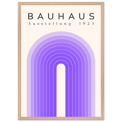Bauhaus Ausstellung 1923 Violet - Vibrantwalls