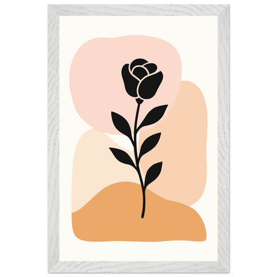 Abstract Floral Silhouette - Vibrantwalls