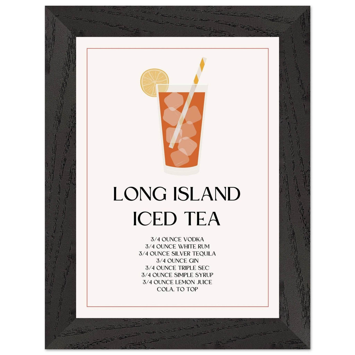 Long Island Iced Tea Recipe Strong Cocktail - Vibrantwalls