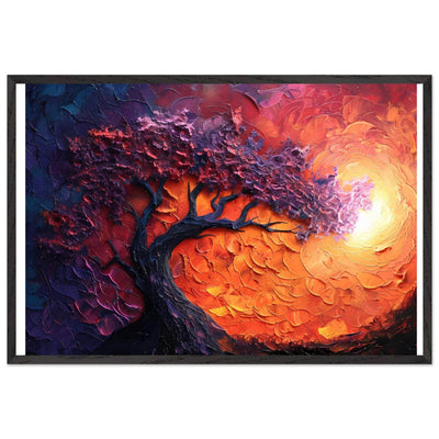 Sunset Hues Vibrant Tree of Life - Vibrantwalls